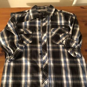 Men’s Plaid Button Down Shirt